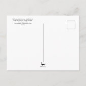 Taal van Bloemen de Cone Bloem Briefkaart (Achterkant)