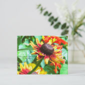 Taal van Bloemen de Cone Bloem Briefkaart (Staand voorkant)