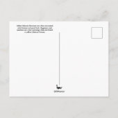 Taal van Bloemen Geel Hibiscus Briefkaart (Achterkant)