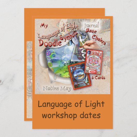 Taal van de lichte workshop kaart (Voorkant / Achterkant)