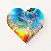 Taal van de Light Base Chakra-symbolen Notitieboek (Achterkant)