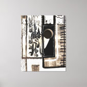 Taal van de stad canvas afdruk (Voorkant)