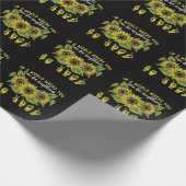 Taal van doaf Zonnebloem Cadeaupapier (Hoek)