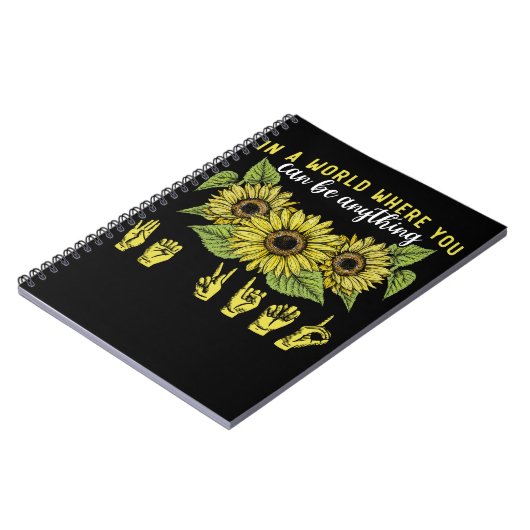 Taal van doaf Zonnebloem Notitieboek (Linkerzijde)