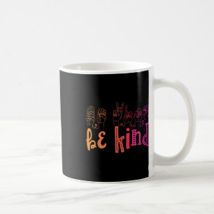 Taal van dove Shirt-gebarentaal voor Koffiemok