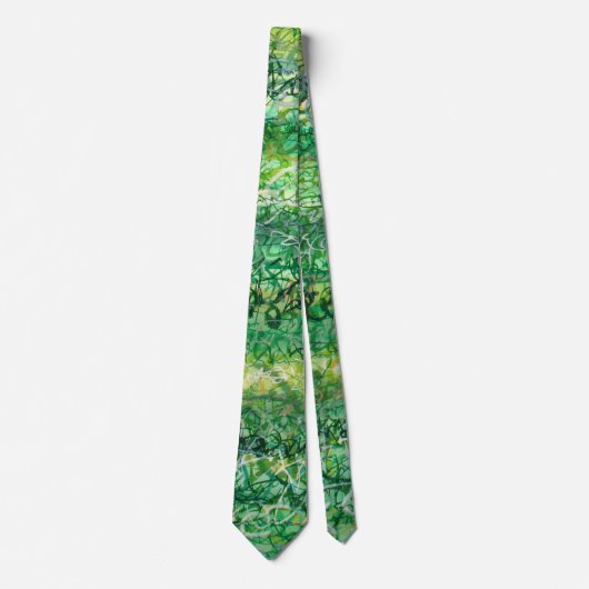 Taal van Grass Necktie Stropdas (Voorkant)