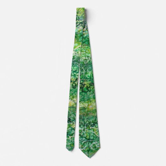 Taal van Grass Necktie Stropdas (Achterkant)