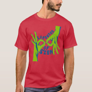 Taal van het teken t-shirt