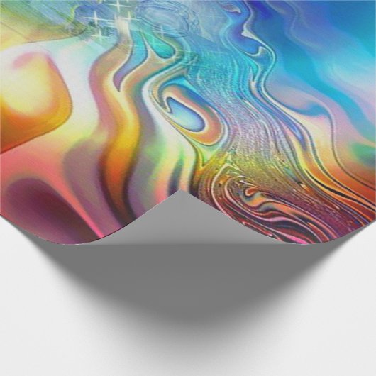 Taal van lichte trillingen cadeaupapier (Hoek)