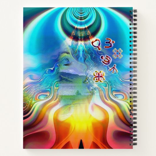 Taal van lichte trillingen notitieboek (Achterkant)