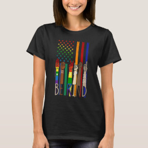 Taal voor gebaren met LGBT Gay Les Pr T-shirt