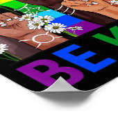 Taal voor gebaren met LGBTQ Gay Les P Poster (Hoek)