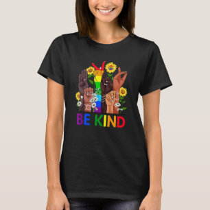 Taal voor gebaren met Lgbtq+ Gay Les T-shirt