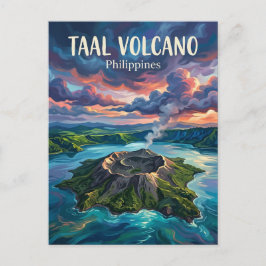 Taal-vulkaan Filipijnen Briefkaart