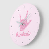 Taal waarvan ik hou van je meisjes grote klok (Hoek)