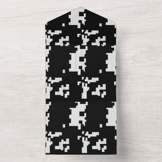 Taal, woestijn-Storm All In One Uitnodiging (Binnen)