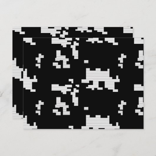 Taal, woestijn-Storm Briefkaart (Voorkant / Achterkant)