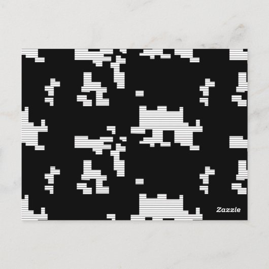 Taal, woestijn-Storm Briefkaart (Achterkant)