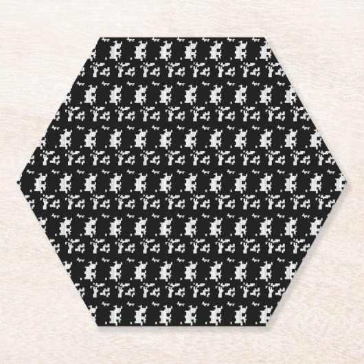 Taal, woestijn-Storm Kartonnen Onderzetters (Voorkant)