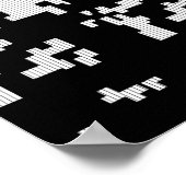 Taal, woestijn-Storm Poster (Hoek)