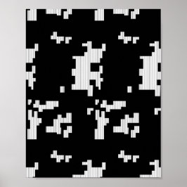 Taal, woestijn-Storm Poster