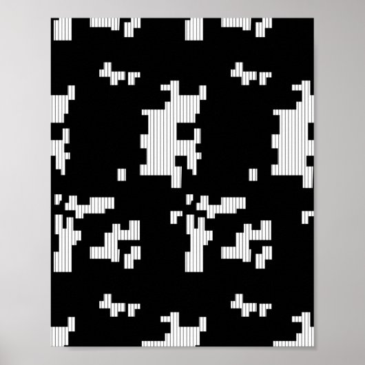 Taal, woestijn-Storm Poster (Voorkant)