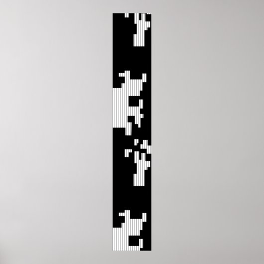 Taal, woestijn Storm voetstuk Poster (Voorkant)