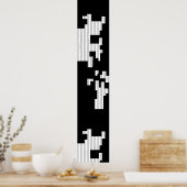 Taal, woestijn Storm voetstuk Poster (Keuken)