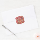 Taalalfabet2 Ronde Sticker (Envelop)