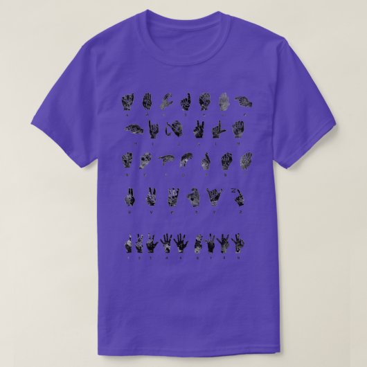 Taalalfabet 10 t-shirt (Design voorkant)