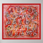 Taalalfabet 2 poster (Voorkant)