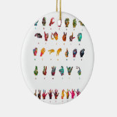 Taalalfabet Keramisch Ornament (Rechts)