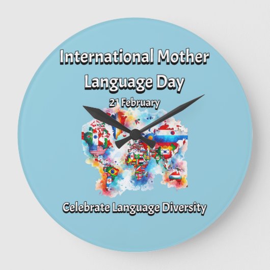 Taaldiversiteit. Internationale moedertaal Grote Klok (Voorkant)