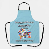 Taaldiversiteit. Internationale moedertaal Schort (Voorkant)