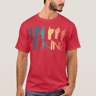 Taaldocenten Retro Interpreen in handtekeningen T-shirt