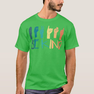 Taaldocenten Retro Interpreen in handtekeningen T-shirt