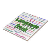 Taalfreak en groen tegeltje (Zijkant)