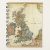 Taalkaart van de Britse eilanden Planner (Voorkant)