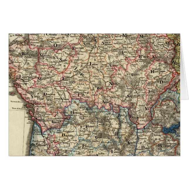 Taalkaart van Frankrijk (Voorkant Horizontaal)