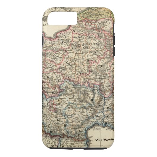 Taalkaart van Frankrijk Case-Mate iPhone Case (Achterkant)