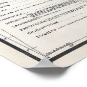  taalkaart voor Midden-Amerika (1909) Poster (Hoek)