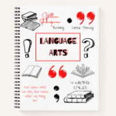 Taalkundigen onderworpen aan breed gereguleerd Not Notitieboek (Voorkant)