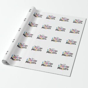 Taalleerkracht presenteert ideeën cadeaupapier