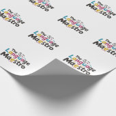 Taalleerkracht presenteert ideeën cadeaupapier (Hoek)