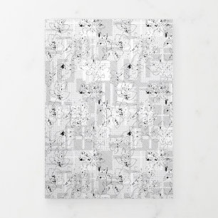 Taalontwerp 1 honderd drieluik wenskaart