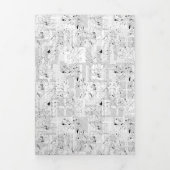 Taalontwerp 1 honderd drieluik wenskaart (Cover)