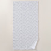 taalontwerp veertig strandlaken (Voorkant)