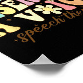 Taalpatholoog Iedereen verdient een stemgroep Poster (Hoek)