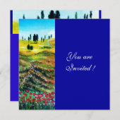 TAALSCHEMA MET POPPEN, blauw Kaart (Voorkant / Achterkant)