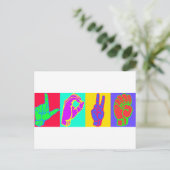 Taalsleuf Briefkaart (Staand voorkant)